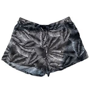1101 GAP Tropical Palm Leaves‎ Chambray Shorts Size Large